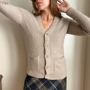 100% cashmere cardigan